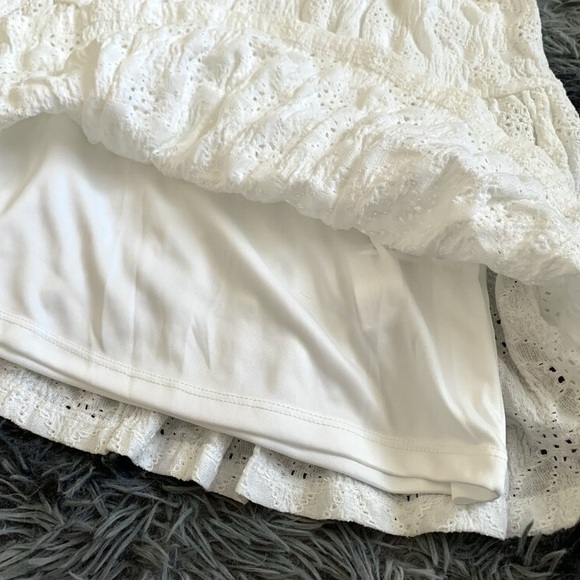 Zara TIERED SWISS EMBROIDERY DRESS - Picture 7 of 7